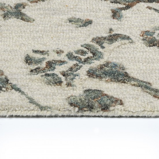 Kaleen Elijah Collection Linen Emerald Area Rug 4' x 6'