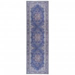 Kaleen Boho Patio Collection Blue Denim Area Rug 8' x 10'