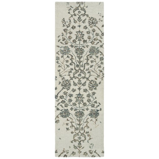 Kaleen Elijah Collection Linen Emerald Area Rug 5' x 7'9"