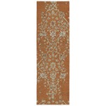 Kaleen Elijah Collection Dark Orange Area Rug 4' x 6'