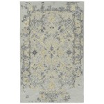 Kaleen Elijah Collection Light Silver Area Rug 4' x 6'