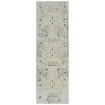 Kaleen Elijah Collection Light Silver Area Rug 4' x 6'