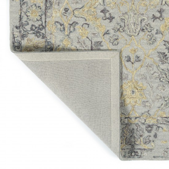 Kaleen Elijah Collection Light Silver Area Rug 9' x 13'