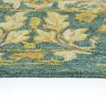 Kaleen Elijah Collection Dark Turquoise Runner 2'6" x 8'