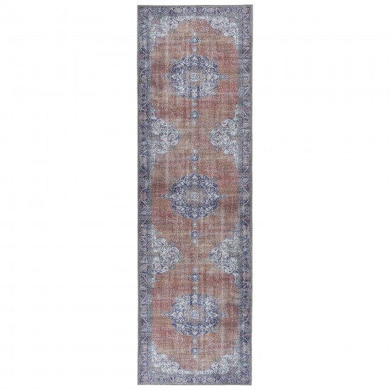 Kaleen Boho Patio Collection Dark Paprika Area Rug 8' x 10'