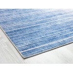 Kaleen Boho Patio Collection Blue LtBlue Throw Rug 2' x 3'