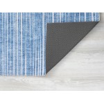 Kaleen Boho Patio Collection Blue LtBlue Throw Rug 2' x 3'