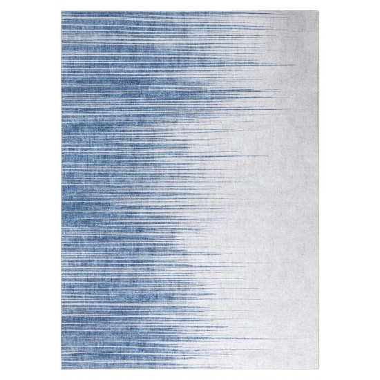 Kaleen Boho Patio Collection Blue LtBlue Throw Rug 3' x 5'