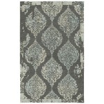 Kaleen Elijah Collection Dark Graphite Runner 2'6" x 8'