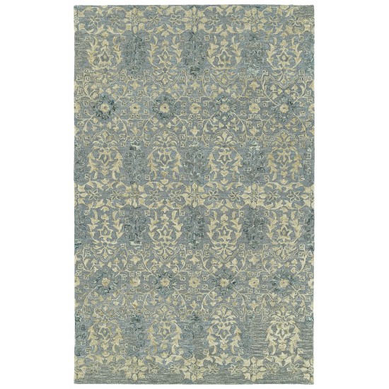 Kaleen Elijah Collection Light Slate Runner 2'6" x 8'