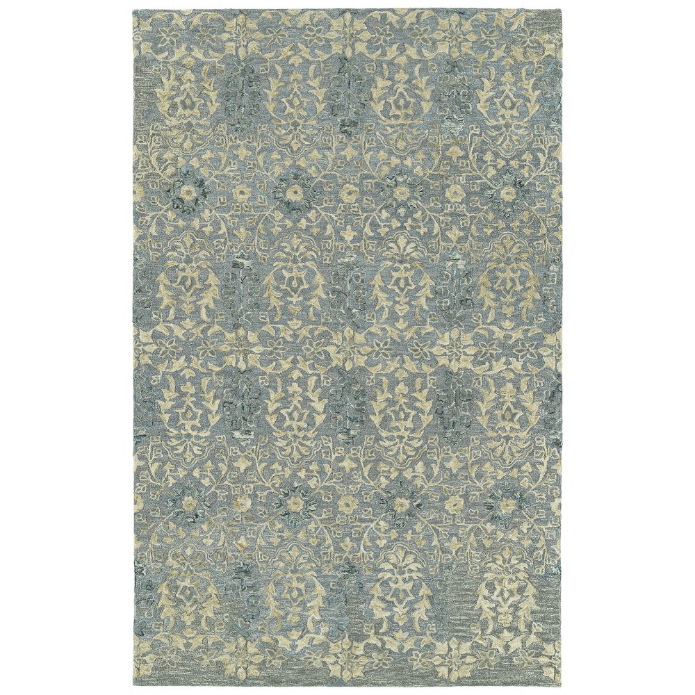 Kaleen Elijah Collection Light Slate Runner 2'6" x 8'