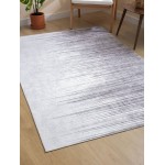 Kaleen Boho Patio Collection Light Pewter Area Rug 5' x 7'6"