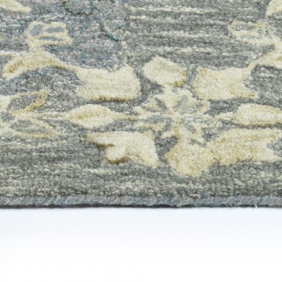 Kaleen Elijah Collection Light Slate Area Rug 4' x 6'