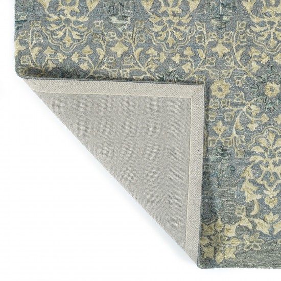 Kaleen Elijah Collection Light Slate Area Rug 4' x 6'