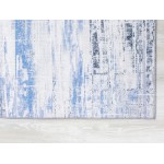 Kaleen Boho Patio Collection Blue White Throw Rug 2' x 3'