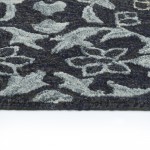 Kaleen Elijah Collection Navy Charcoal Area Rug 4' x 6'