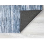 Kaleen Boho Patio Collection Dark Denim Throw Rug 2' x 3'