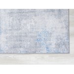 Kaleen Boho Patio Collection Blue Gray Throw Rug 2' x 3'