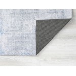 Kaleen Boho Patio Collection Blue Gray Throw Rug 2' x 3'