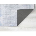 Kaleen Boho Patio Collection Blue Gray Runner 2'3" x 7'6"