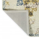 Kaleen Elijah Collection Linen Gray Runner 2'6" x 8'