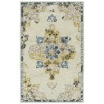 Kaleen Elijah Collection Linen Gray Area Rug 4' x 6'