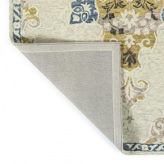 Kaleen Elijah Collection Linen Gray Area Rug 9' x 13'