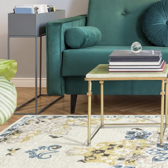 Kaleen Elijah Collection Linen Gray Area Rug 9' x 13'