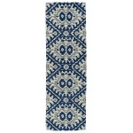 Kaleen Global Inspiration Collection Dark Blue Throw Rug 2' x 3'