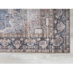 Kaleen Boho Patio Collection Navy Blue Area Rug 8' x 10'