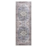 Kaleen Boho Patio Collection Navy Blue Area Rug 8' x 10'