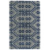 Kaleen Global Inspiration Collection Dark Blue Area Rug 9' x 12'