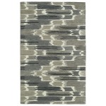 Kaleen Global Inspiration Collection Gray Charcoal Throw Rug 2\' x 3\'