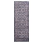 Kaleen Boho Patio Collection Navy LtBlue Runner 2'3" x 7'6"