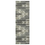 Kaleen Global Inspiration Collection Gray Charcoal Area Rug 3'6" x 5'6"