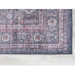 Kaleen Boho Patio Collection Navy LtBlue Area Rug 5' x 7'6"