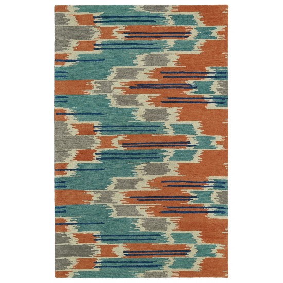 Kaleen Global Inspiration Collection Bright Multi Throw Rug 2' x 3'