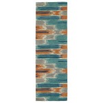 Kaleen Global Inspiration Collection Bright Multi Runner 2'6" x 8'