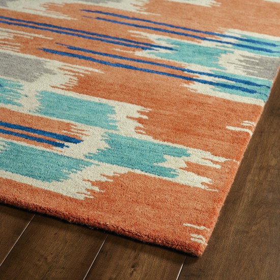 Kaleen Global Inspiration Collection Bright Multi Area Rug 3'6" x 5'6"