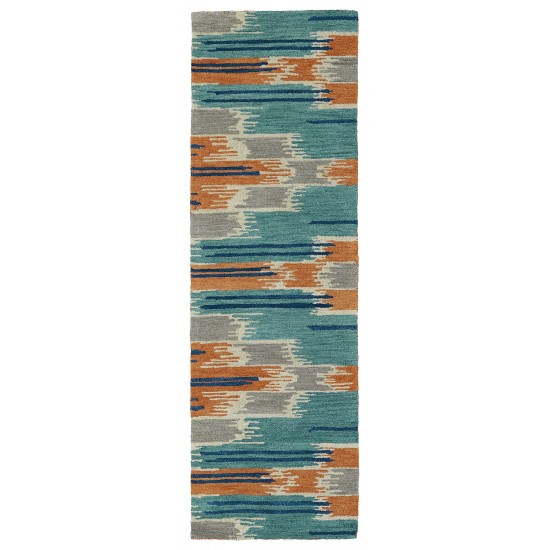 Kaleen Global Inspiration Collection Bright Multi Area Rug 5' x 7'9"