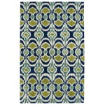 Kaleen Global Inspiration Collection Blue Navy Runner 2'6" x 8'