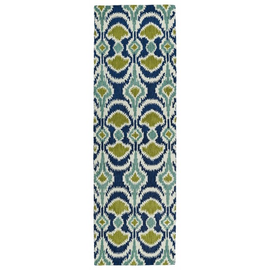 Kaleen Global Inspiration Collection Blue Navy Area Rug 5' x 7'9"