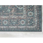 Kaleen Boho Patio Collection Dark Teal Area Rug 5' x 7'6"