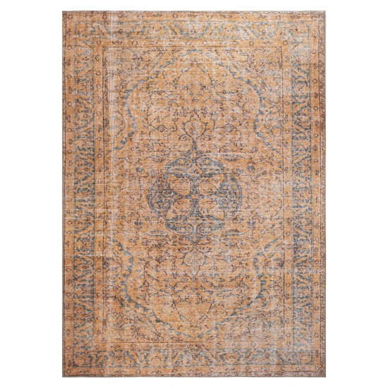 Kaleen Boho Patio Collection Light Orange Throw Rug 2' x 3'