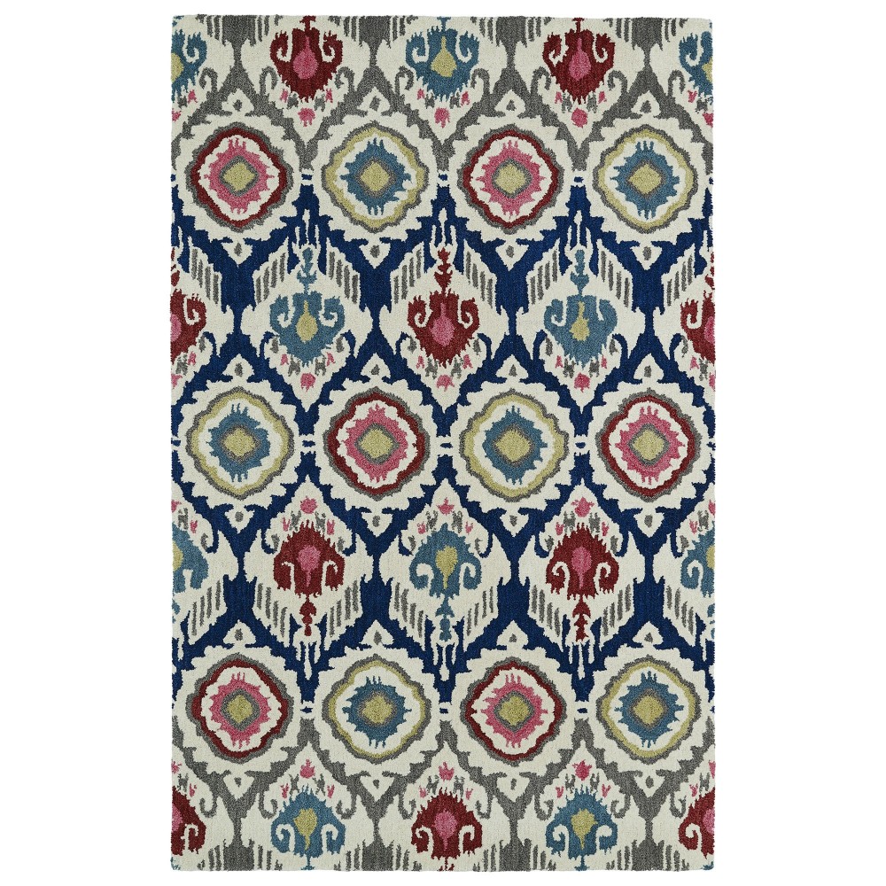 Kaleen Global Inspiration Collection Ivory Gray Area Rug 9' x 12'