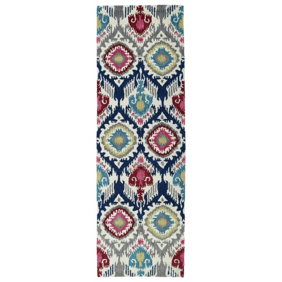 Kaleen Global Inspiration Collection Ivory Gray Area Rug 9' x 12'