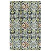 Kaleen Global Inspiration Collection Ivory Navy Runner 2'6" x 8'