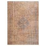 Kaleen Boho Patio Collection Light Orange Area Rug 5' x 7'6"