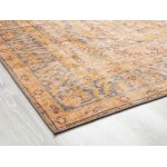 Kaleen Boho Patio Collection Light Orange Area Rug 5' x 7'6"