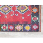 Kaleen Boho Patio Collection Bright Cranberry Runner 2'3" x 7'6"